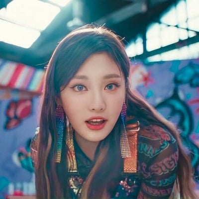 Boucles D'oreilles Longues Multicolor NingNing Aespa SYNK Kpop