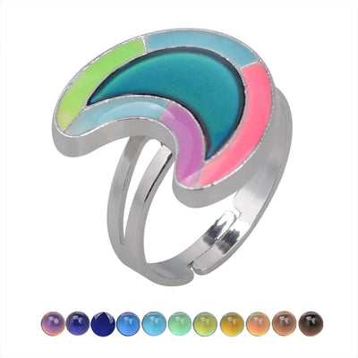 Bague Ajustable et Fluorescente Coeur Couleur Fluo Pastel Sunmi K Pop