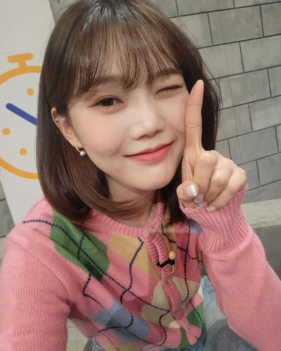 Cardigan Tricot Style Diamant Losange Retro Couleurs Pastels Hyojung OMG