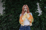Cardigan Tricoté Coucher Soleil Couleur Pastel House of Sunny Taeyeon