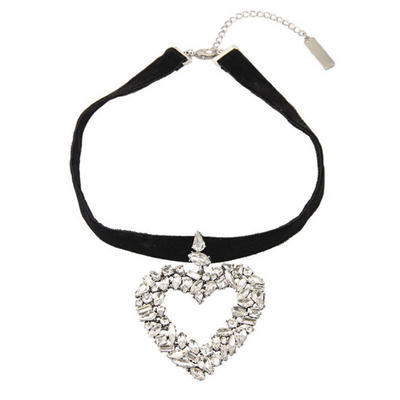 Collier Coeur Grande Taille Bijou Sakura LE SSERAFIM Fearless MV Kpop