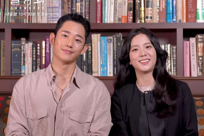 Collier Colombe Métal et Boule Rouge Snowdrop Jisoo BlackPink Yeong Ro