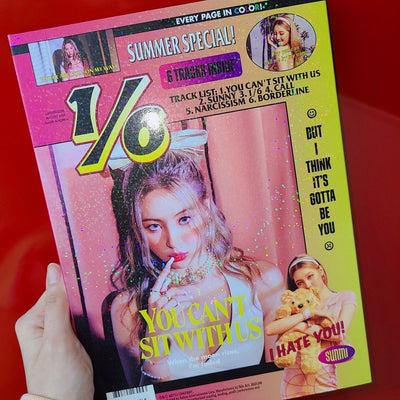 Collier de Perles Orbe Anneau Croix en Strass Sunmi Album You Can't sit with Us