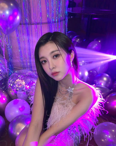 Collier Etoile Filante avec Filaments Strass Dayeon Kepler Mode Bijou