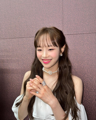 Collier Fleurs avec Pétales en Perles Chuu Loona Flip That Bijou Kpop