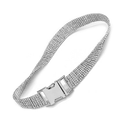 Collier Large Chaîne Strass Seulgi Red Velvet MV Wildside Bijou Kpop