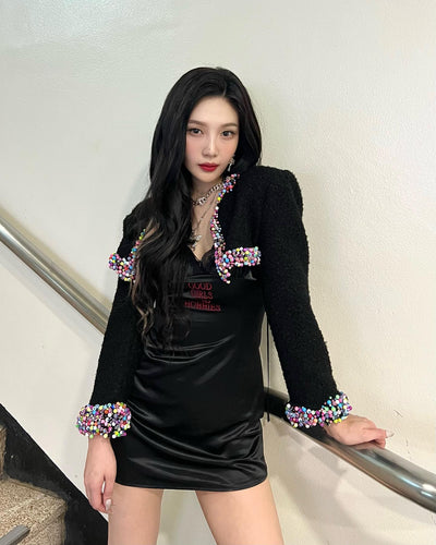 Collier Pendentif Papillon Bijou Strass Joy RedVelvet Birthday Music Bank