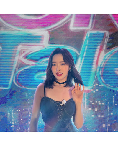 Corset en Jean à Bretelles Olivia Hye LOONA Kpop Tour Haut Mode Femme