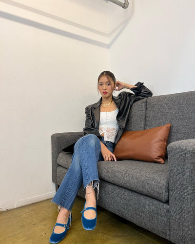 Crop Top Dentelles Blanc Sexy Bretelles Dos Nu MIMI Oh My Girl Mode