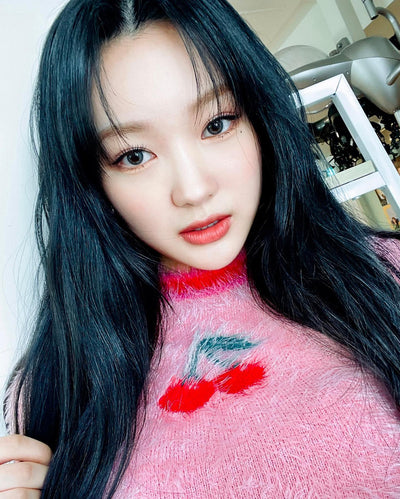 Crop Top Sweat Cerise Rose Miso DreamNote Mode Coreenne Kpop Mnet