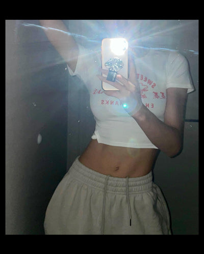 Crop Top Sweet Chilling Enjoy Thanks Dragon Asie YooA Oh My Girl Kpop