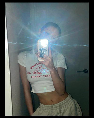 Crop Top Sweet Chilling Enjoy Thanks Dragon Asie YooA Oh My Girl Kpop