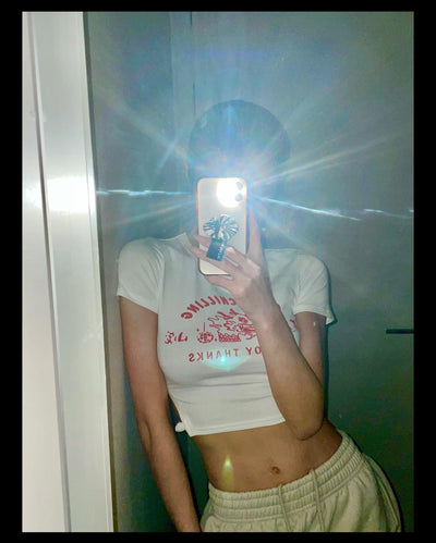 Crop Top Sweet Chilling Enjoy Thanks Dragon Asie YooA Oh My Girl Kpop