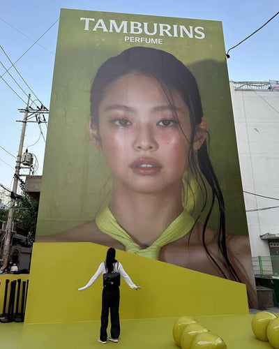 Crop Top Tricot Vert Pale Jennie BlackPink Shoot Tamburins Mode Femme