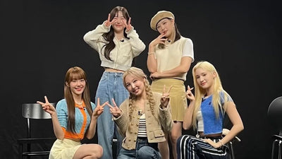 Crop Top Tube Marinière Rayures Bleu Marine Nayeon Twice Mode Kpop