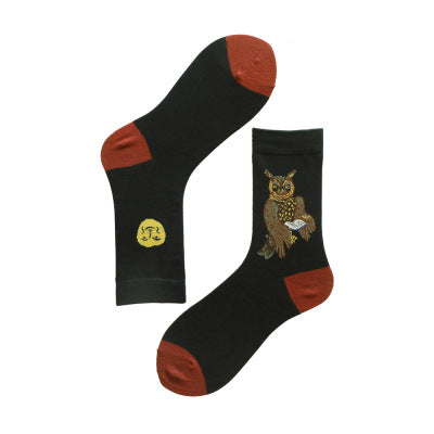 Paire de Chaussettes Mignon Lapin Clown et Motifs Colorés Lisa BlackPink
