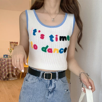 Débardeur It s Time to Dance Mode Coréenne Chuu Loona Queendom2 Kpop