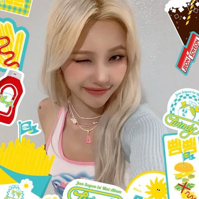 Débardeur Graffiti Rose BLanc Soyeon Beam Beam MV Windy