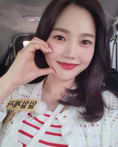 Débardeur Marinière Rouge Crop Top HyoJung Oh My Girl Mode Kpop Femme