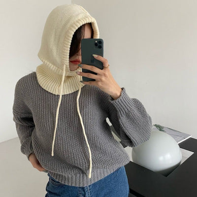 Capuche Echarpe Scoodie en tricot Hiver Taeyeon Girls Generation Kpop