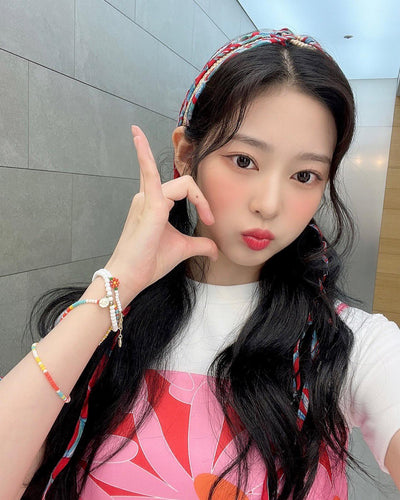 Ensemble Débardeur et Jupe Floral Rétro Minju Music Core Mode Kpop