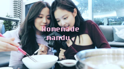Ensemble Top + Sweatshirt Epaules Sexy Jennie Vlog Mandu Ft Jisoo BlackPink