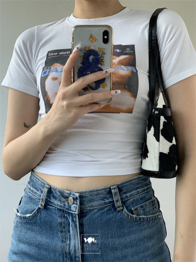 T Shirt Vintage Meme Chat Radiohead Solar Mamamoo Mode Femme Corée
