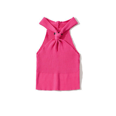 Crop Top Tricot Vert Pale Jennie BlackPink Shoot Tamburins Mode Femme