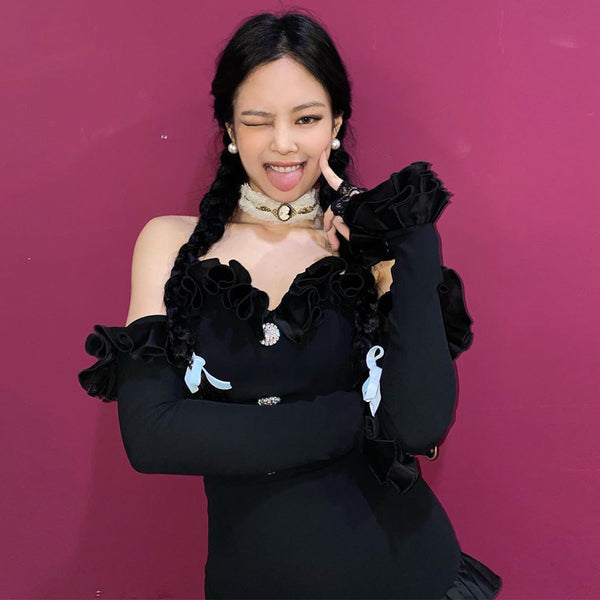 Robe Noire Jennie MBC Kpop Show Music Core How You Like That BlackPink