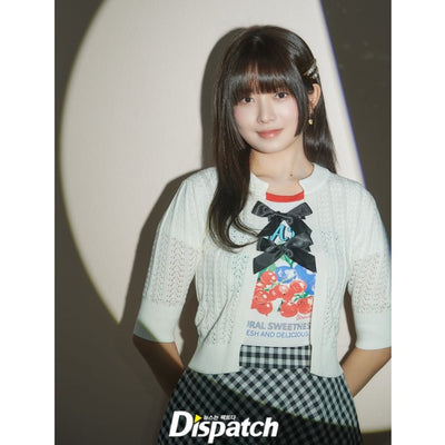 Gilet Blanc avec Deux Nœuds Cardigan Chic Rei Ive Photoshoot Dispatch