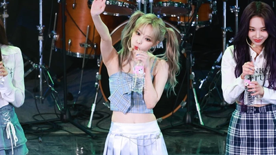 Haut Eté Carreaux avec Ruban Winter Aespa Festival Kpop University Hanyang