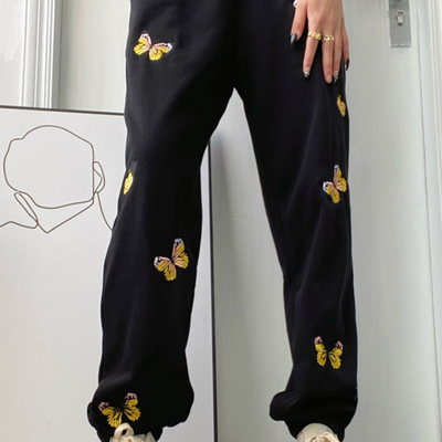 Jogging Motif Papillons Sport Danse Hyoyeon Girls Generation Kpop Trainee