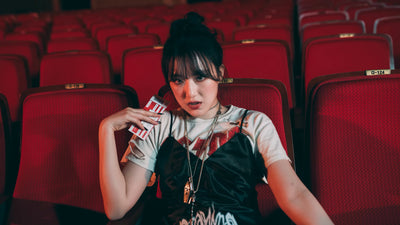 Nuisette Satin Noir Crane Gothique Praying Rock Shuhua I Dle Tomboy MV