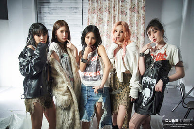 Nuisette Satin Noir Crane Gothique Praying Rock Shuhua I Dle Tomboy MV