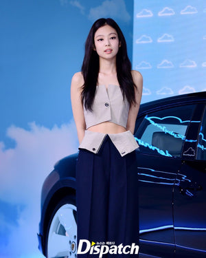 Pantalon Large Taille Haute et Crop Top Jennie Porsche JennieRubyJane