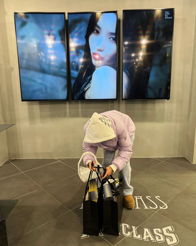 Petit Sac à Main Blanc Bandoulière Torsadée Soyeon G I-Dle Mode Femme