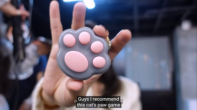 Porte Clef Patte de Chat Jeu Musical Memoire Jennie BlackPink Vlog