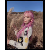 Pull Fleuri en maille Intarsia Kpop Miyawaki Sakura IZ One Produce 48