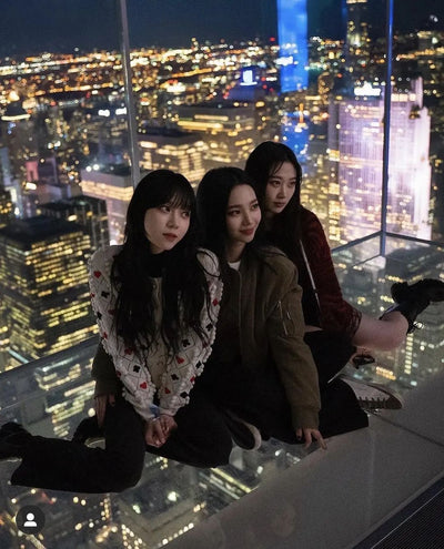 Pull Tricot Coeur Carreau Trefle Pic et Perles Winter Aespa New York