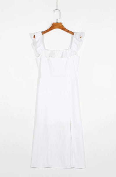Robe Haut Blanc avec Grand Col Voile Yujin An Ive TV Ing Kdrama Earth Arcade