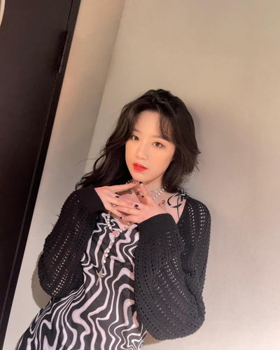 Robe à Imprimé Zèbres Saison Ete Shuhua G I Dle Mode Kpop Femme