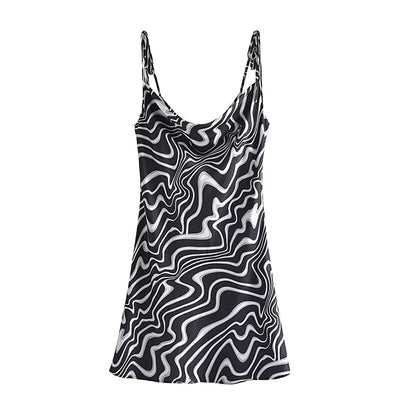 Robe à Imprimé Zèbres Saison Ete Shuhua G I Dle Mode Kpop Femme