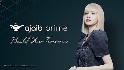 Robe Noire en Jean Col V Lisa BlackPink Mode Femme Ajaib Investasi Kpop