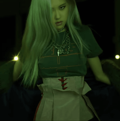 T-SHIRT ROSE Teaser Album Freakish Building À MANCHES COURTES NOIR GVG