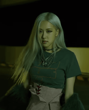 T-SHIRT ROSE Teaser Album Freakish Building À MANCHES COURTES NOIR GVG