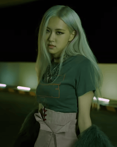 T-SHIRT ROSE Teaser Album Freakish Building À MANCHES COURTES NOIR GVG