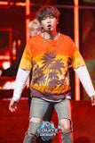 Suga BTS Tshirt Palmier Hawai Style T-shirt été MV Fire Kpop Clip