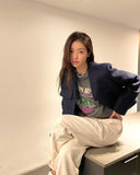 T Shirt Ample Vintage World Best Roller YooA Oh My Girl Mode Casual