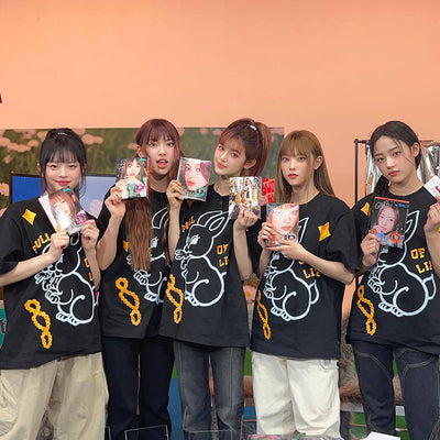 T-Shirt Full Of Life Lapin Bunny Fan NewJeans Ador Merchandise K Pop