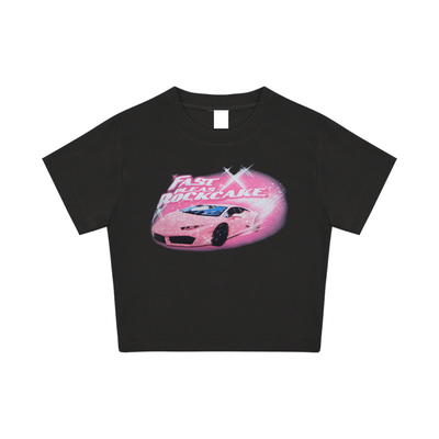 T Shirt Girly Crop Top Fast Please RockCake Voiture Hikaru Kep1er Queendom2